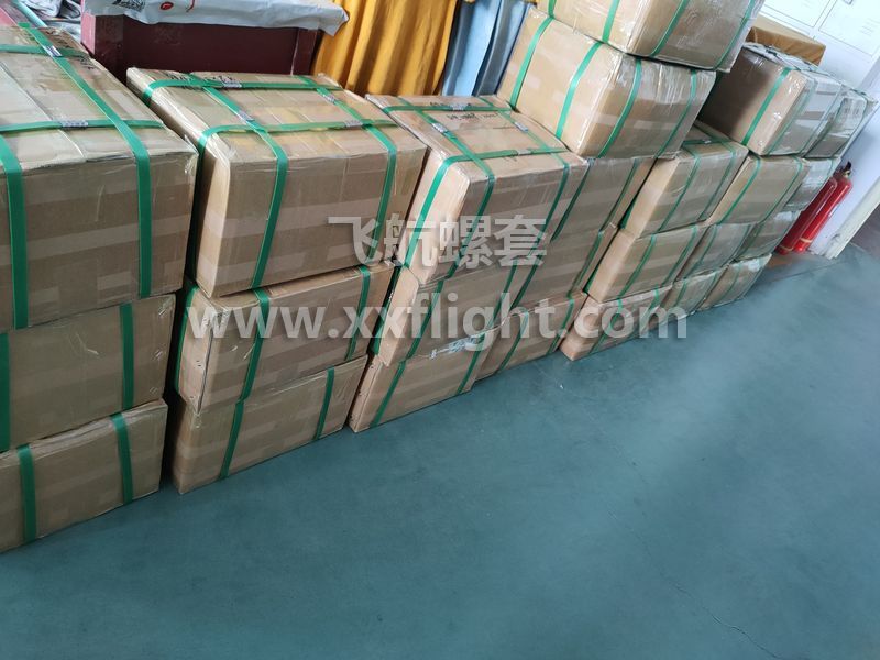 河北某客戶18萬件螺套發貨